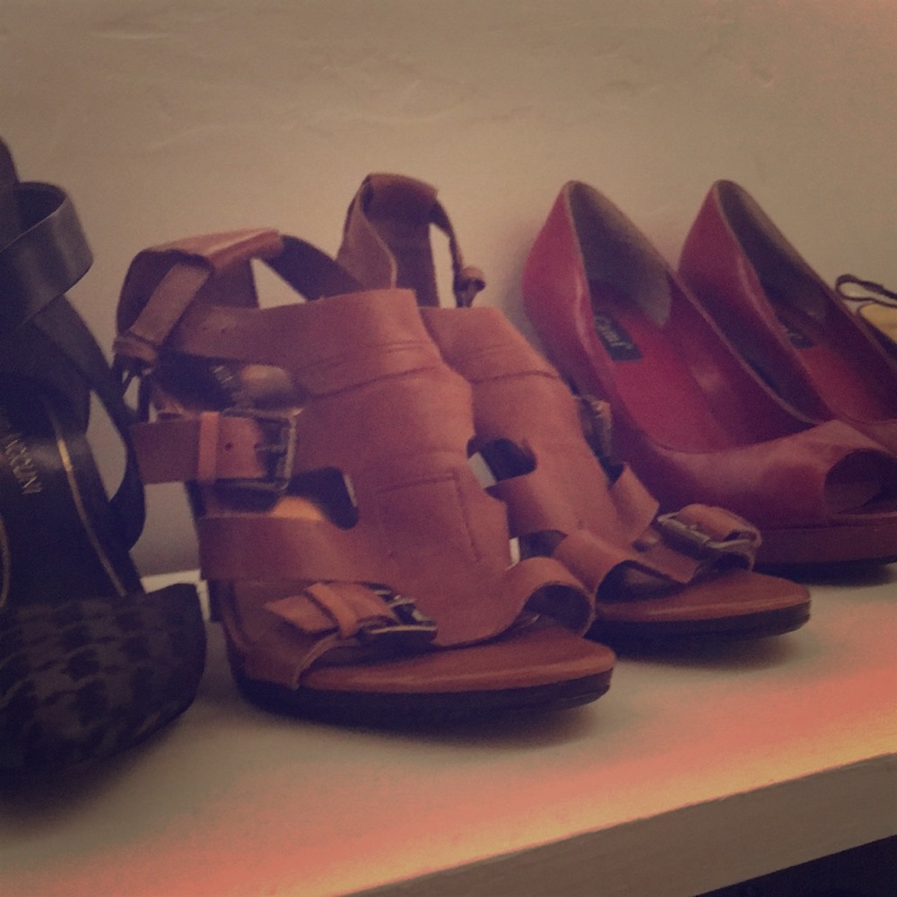 Nine West sexy leather hills